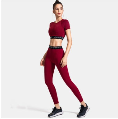 Gym running tights gym crop top