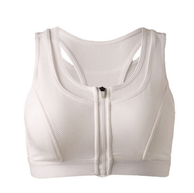 Fitness sports shirt bra sports Yoga women Zipper sports vest Bra Top women sport bra