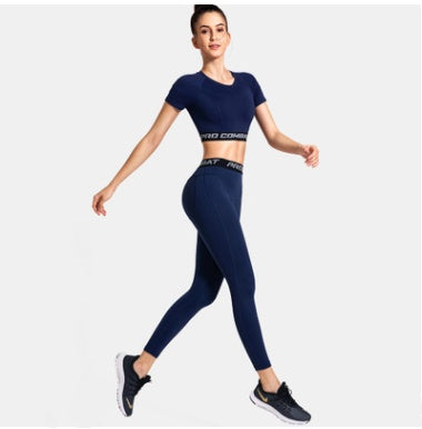 Gym running tights gym crop top