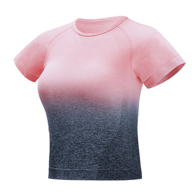 Fashion crop top gym crop top Short Sleeve