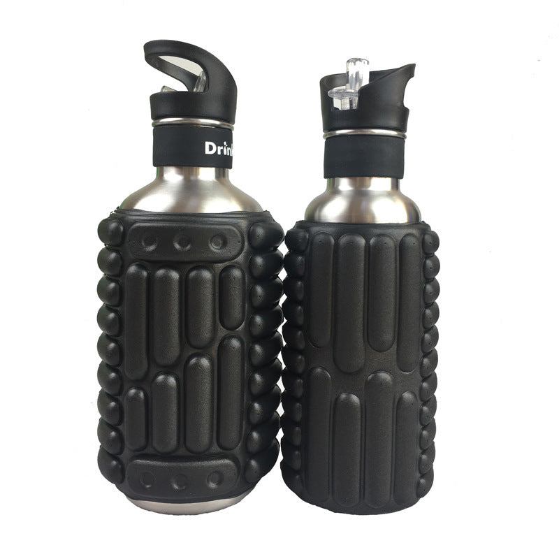 Yoga Water Bottle, Massage Sports Water Bottle