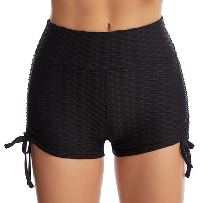 Drawstring Shorts Butt lift drawstring High waist stretch short